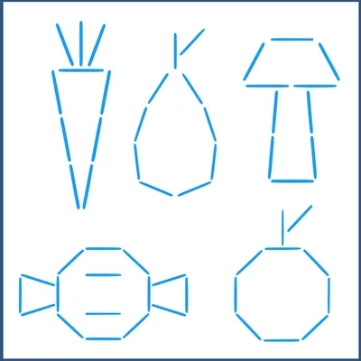 Фигуры из счетных палочек | Аналогий нет