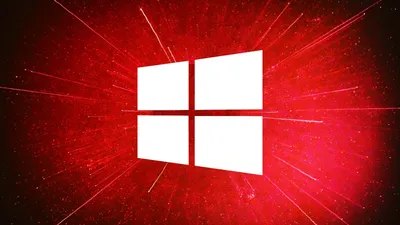 Windows 10 Wallpaper 4K, Windows logo, Glossy