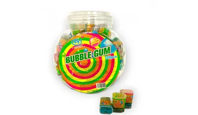 Жвачки в банке Bubble gum 2 г - 120 шт купить оптом в Украине - Rovik.com.ua