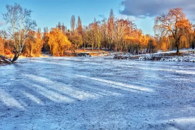 Зима-Весна в коттеджном поселке Белый Берег, фото