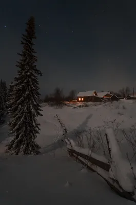 Зимний вечер в деревне 2 — Фото №23048