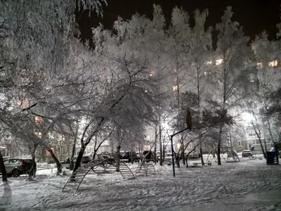 Зимняя русская дорога ночью • Блогофолио Романа Паулова