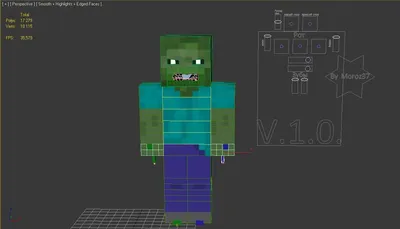 Minecraft - Zombies Around Wall Poster, 22.375\" x 34\" - Walmart.com