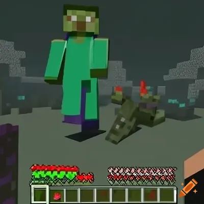 Why do zombies do this : r/Minecraft