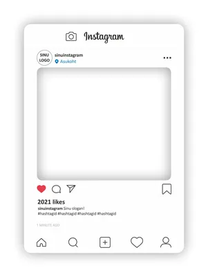 Рамка инстаграм для фотосессий