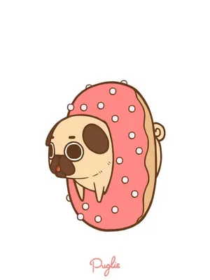 Кавайные картинки для срисовки | Cute wallpapers, Cute pugs, Cute drawings