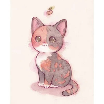 котик для срисовки | Kawaii cat drawing, Cute animal drawings kawaii,  Kawaii doodles