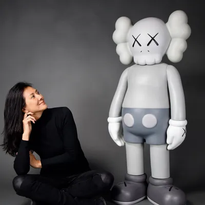 Kaws Clown Toy Black Wallpapers - KAWS Wallpapers for iPhone