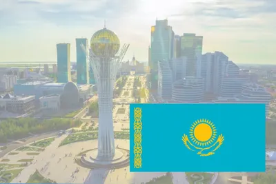 Circle flag of Kazakhstan. 11571249 PNG