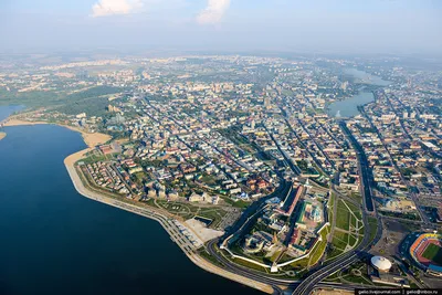 Казань с высоты — столица Татарстана
