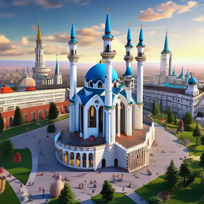 Казань: город-хранитель древней архитектуры и отличное решение для  экскурсий / Казанский кремль и мечеть Кул-Шариф