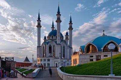 Wallpaper Tatarstan, Kazan, mosque, blue sky 2880x1800 HD Picture, Image