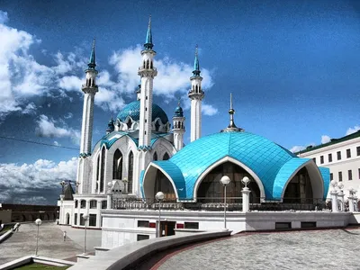 Premium Photo | Qol sharif mosque in kazan kremlin