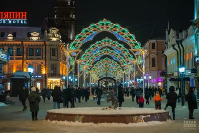 Татарская деревенька в центре Казани | Пикабу