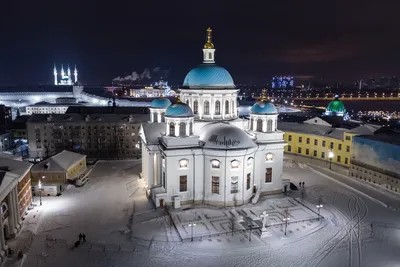 В Казани открыли возрожденный собор Казанской иконы Божией матери. Новости.  Первый канал