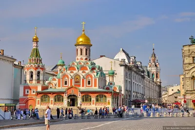 Москва Красная площадь Собор Иконы Божией Матери Казанская Фотография