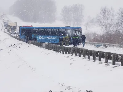 Под Кемеровом в ДТП с автобусом погибли пятеро (ФОТО) - Новости  Новокузнецка. Кемеровская область, Кузбасс.