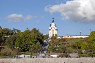 Россия 22-ое декабря 2018 хабаровск : Набережная города Хабаровска зимой.  Редакционное Фотография - изображение насчитывающей заморозок, русско:  208598397