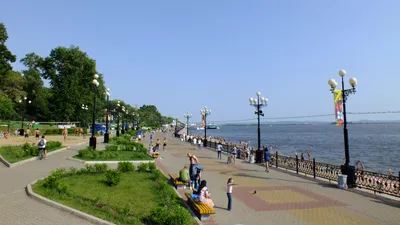 Хабаровск набережная фото фото