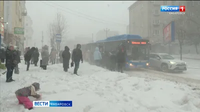 Зимняя погода ненадолго вернулась в Хабаровск