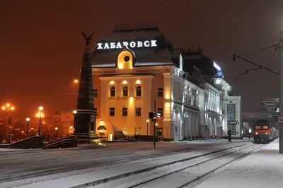 Зима заглянула во вторник вечером в Хабаровск