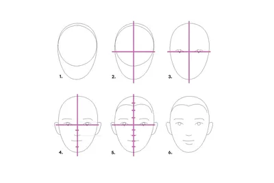 Как научиться рисовать лицо человека поэтапно?