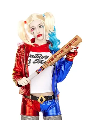 Карнавальный костюм Harley Quinn взрослый женщине, комплект Karnaval Land  78373005 купить за 1 146 ₽ в интернет-магазине Wildberries