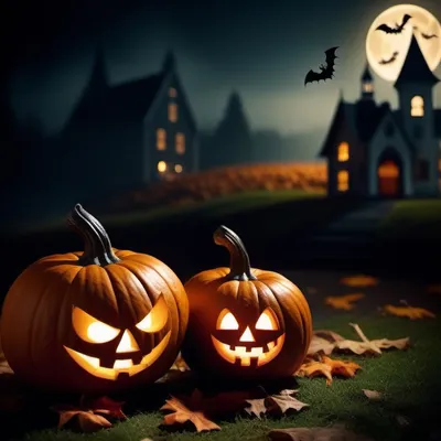 🎃🎃🎃Halloween🎃🎃🎃 хэллоуинский арт…» — создано в Шедевруме