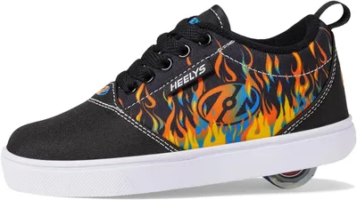 Amazon.com | HEELYS Boy's Pro 20 Prints (Little Kid/Big Kid/Adult)  Black/Orange/Blue/White 1 Little Kid M | Fashion Sneakers