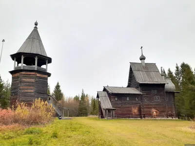 Архитектурно-этнографический музей \"Хохловка\", Гора (Пермский район),  фотография. общий вид в ландшафте