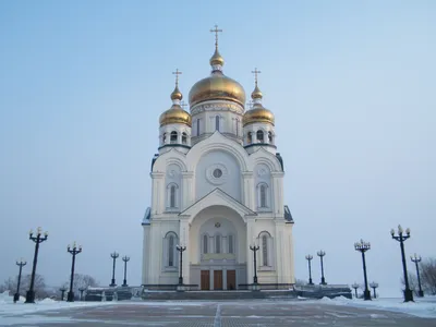 Хабаровск Православный | г. Хабаровск — Градо-Хабаровский собор Успения  Божией Матери