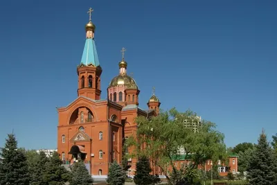 Церковь Казанской иконы Божией Матери, Краснодар (Краснодар, город),  фотография. общий вид в ландшафте