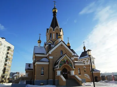 Новосибирск Западный жилмассив Собор Троицы Живоначальной Фотография