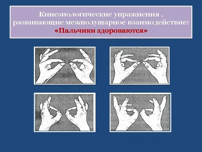 Кинезиология в логопедии. Игры и упражнения в картинках | Дефектология Проф