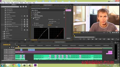 Быстрая киношная цветокоррекция в Premiere Pro - YouTube