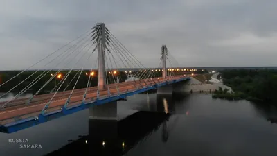 Кировский мост / разлив / река Самара / Russia - YouTube