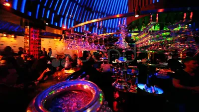 People in club Imperia Lounge near light... | Stock Video | Pond5