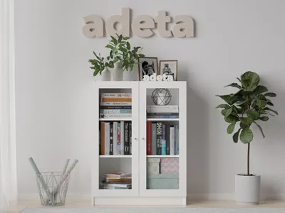 Книжный шкаф ADETA ИКЕА (IKEA) Билли 91 white - купить в Москве, цены на  Мегамаркет