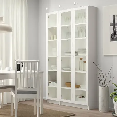 Книжный шкаф ADETA IKEA Билли 369 white 9368430 - выгодная цена, отзывы,  характеристики, фото - купить в Москве и РФ