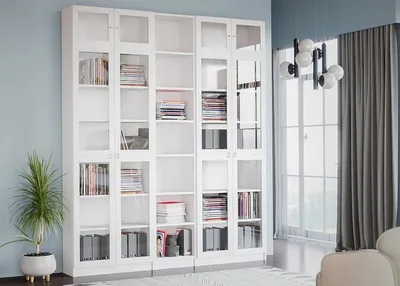 Книжный шкаф ADETA ИКЕА (IKEA) Билли 24 white - купить в Москве, цены на  Мегамаркет