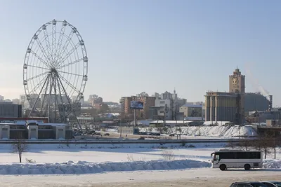 Колесо обозрения в Челябинске заморожено | — Информационное агентство  UralDaily.ru