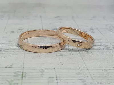 Свадебные кольца Е-201-J 💍 купить по цене 32376 руб. в Москве