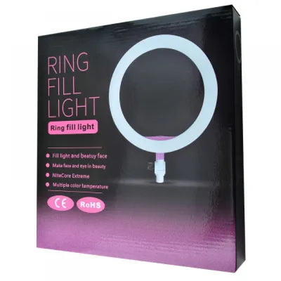 Кольцевая лампа для фото и видео съемки Ring Fill Light ZD666 (26 см)