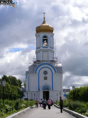 Photopodium.com - Часть 1. Покровский Александро-Невский женский монастырь  в пос. Колывань (Новосибирская область). Храм Александра Невского с  колокольней.