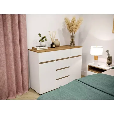 MALM комод с 4 ящиками белый 80x100 см | IKEA Latvija