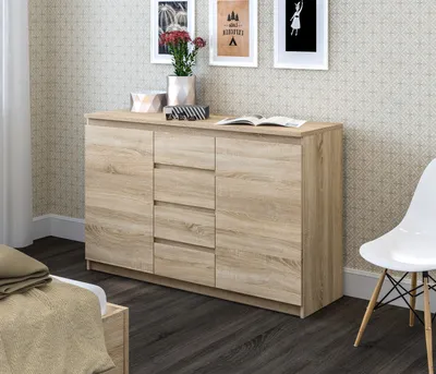 MALM комод с 4 ящиками белый 80x100 см | IKEA Latvija