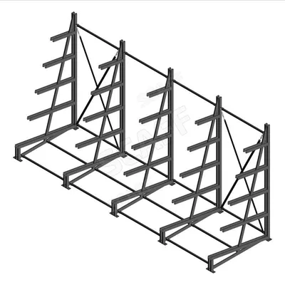Консольные стеллажи для металлопроката и длинномеров
