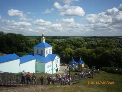 Рождества Пресвятой Богородицы Коренная пустынь. Собор Рождества Пресвятой  Богородицы (восстановленный), Свобода (Золотухинский район), фотография.  фасады