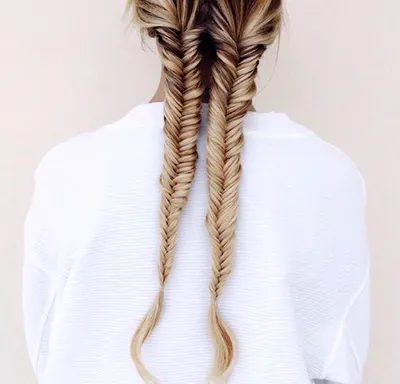 Fishtail Braid.Hairstyle on long hair - YouTube