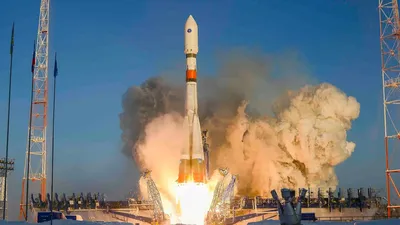 Пуск ракеты-носителя «Союз-2.1а» с космодрома Плесецк - YouTube